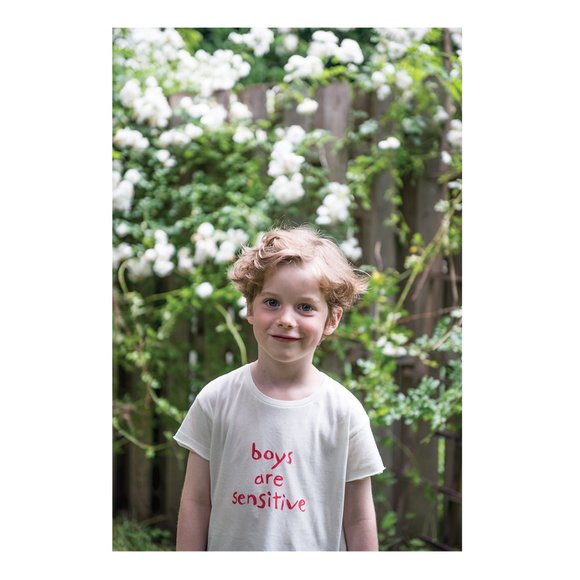 Oeuf NYC "Boys Are Sensitve" Tee - Picture 3 of 3